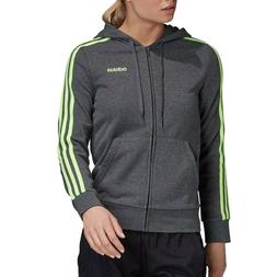 Adidas GD3054 Felpa con cappuccio zip DONNA GRIGIO COTONE NU