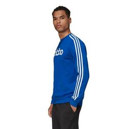 Adidas GD5384 3 STRIPES CREW FL PULLOVER FELPA Royal Uomo NU