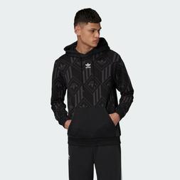 Adidas GD5840 HOODIE MONOGRAM FELPA CAPPUCCIO NERO UOMO COTO