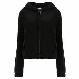 FREDDY  Giacca cappuccio in eco-pelle con interno in pile