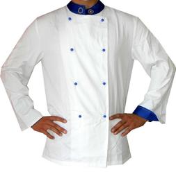 GIACCA CUOCO UOMO CHEF CASACCA EUROPEA RISTORANTE CUCINA COT