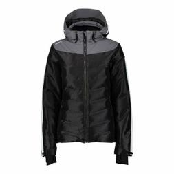CMP Giacca da Sci da Donna con Cappuccio e Cerniera, 39W1636