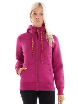 CMP Giacca di Pile Giacca Felpa con Cappuccio Lilla con Cord