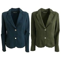 Giacca donna felpa garzata slim BEAM LUXURY mod MALTA MADE I