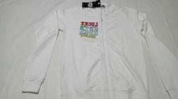 Giacca felpa Richbear anni 12 con zip manica lunga bianca in