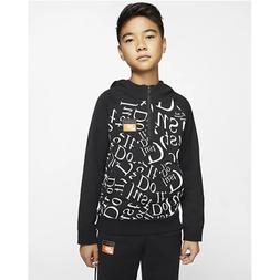GIACCA FELPA MEZZA ZIP DA BAMBINO NIKE SPORTSWEAR HOODIE 1/2