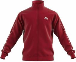 Adidas Giacca Felpa Uomo Rossa Sportiva con Zip Core18 Pes