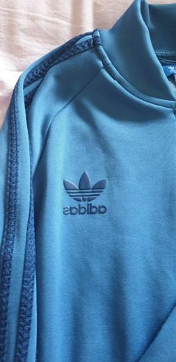 Giacca Adidas Original, Blu con strisce blu scuro, Taglia M