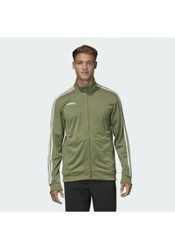 GIACCA SPORTIVA ADIDAS UOMO VERDE ESSENTIALS IN TRICOT CON 3