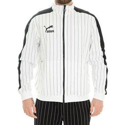 GIACCA UOMO PUMA PINSTRIPE TRACK JACKET 579873.02  Bianco