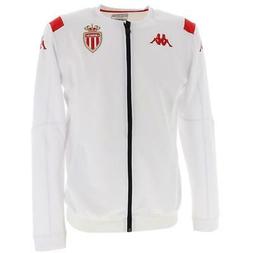 Giacche Replica Ufficiale Kappa Monaco Cerniera 2019.20 Bian