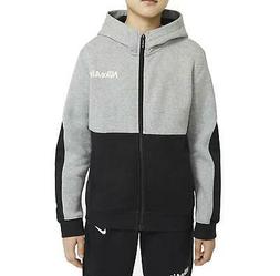 NIKE GIACCHETTO CON CAPPUCCIO BAMBINO GRIGIO CU9215063