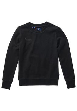 Superdry Girocollo Donna Orange Label Crew Sweat Black