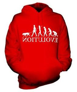 Golden Retriever Evolution Of Man Unisex Felpa con Cappuccio