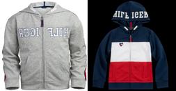 Tommy Hilfiger Grande Ragazze con Zip Felpa con Logo Taglia 