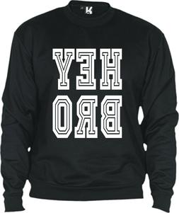 HEY BRO FELPA stampata 2020 divertente IDEA REGALO fashion p
