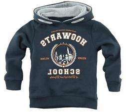 Harry Potter Hogwarts School Unisex Felpa con cappuccio blu 