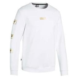 PUMA HOLIDAY PACK CREW FELPA UOMO BIANCA 58185002