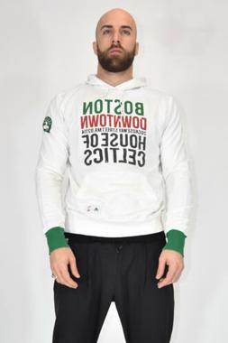 ADIDAS Hooded Felpa Bianca Con Cappuccio In Cotone Cotton TG