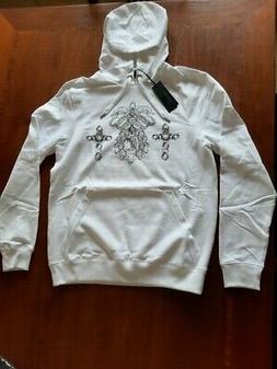 HOODIE FELPA UOMO BIANCA VERSACE TAGLIA M - SIZE M - MADE IN