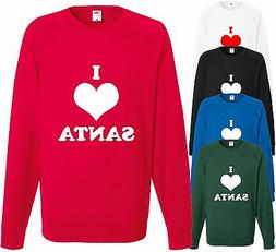 I Love Babbo Natale Divertente Felpa Regalo Scherzo Maglione