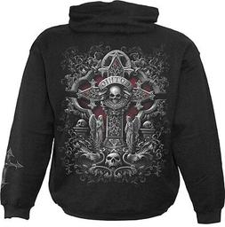 Spiral Direct IN Goth We Trust Cappuccio,Motociclista/Teschi