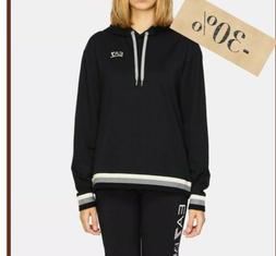 IN SALDO EMPORIO ARMANI EA7 FELPA CON CAPPUCCIO NERA DONNA 6