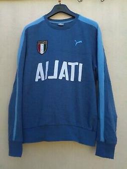 Italia Puma 52/54  felpa calcio uomo D673