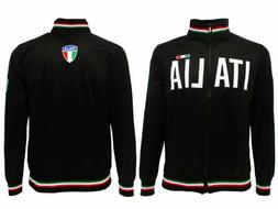 ITALIA felpa zip e logo colore nero