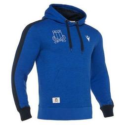 ITALIA FIR RUGBY MACRON - FELPA CAPPUCCIO COTONE UFFICIALE -