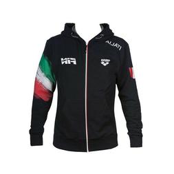 Arena - Italy FIN Hooded Jacket - Felpa Nazionale - Navy-Roy