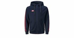 JACK&JONES 12172896  FELPA ZIP UOMO TAGLIE FORTI OVERSIZE
