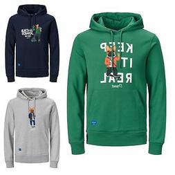 jack and jones uomo felpa pull collo