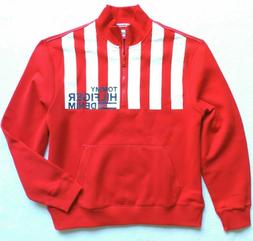 Tommy Hilfiger Jeans Uomo Firma Haft-Zip Pile Pullover Tagli