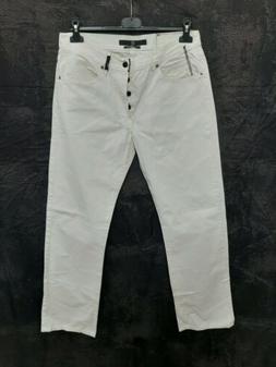 Stone island jeans uomo men bianco tg 47 size 33 made in ita