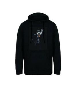 Joker felpa cappuccio 3 tasche abbigliamento Batman DC Comic