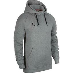 Jordan Jumpman Fleece  Felpa Con Cappuccio Grigio Uomo