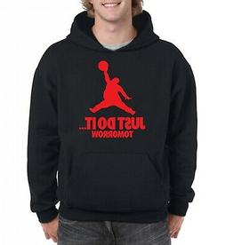 JUST DO IT TOMORROW - FELPA SIMPATICA BASKET - PARODIA JORDA