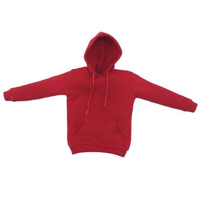 1 6 rosso felpa con cappuccio fai