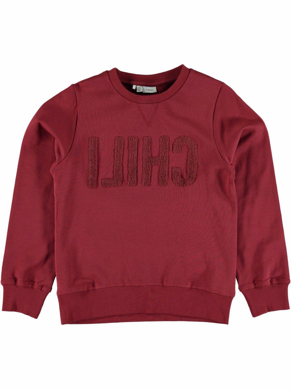 13135810 felpa giro collo con stampa mod