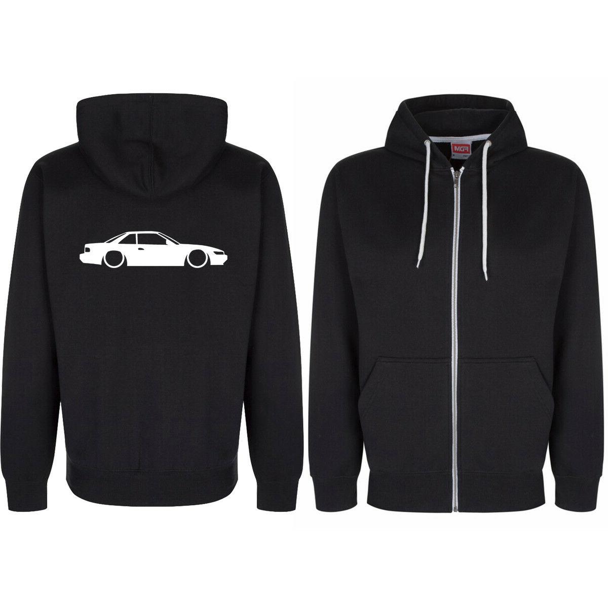 200sx silvia ps13 posteriore logo felpa con