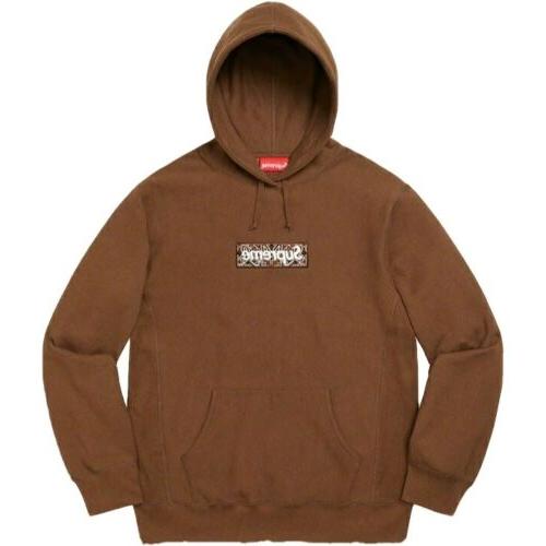 2019 bandana box logo hoodie sweatshirt dark