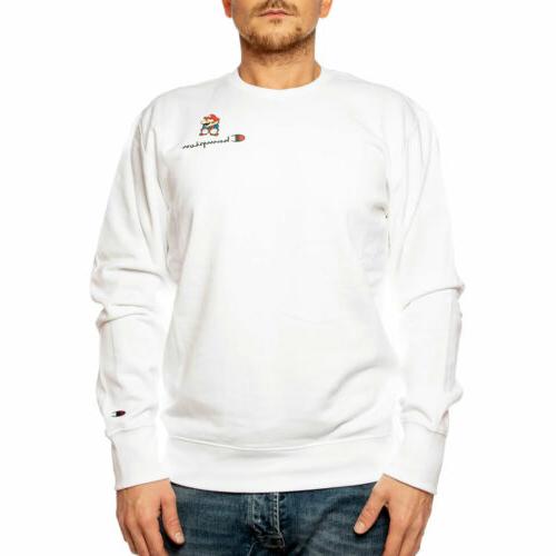 216869 felpa crewneck sweatshirt x super mario