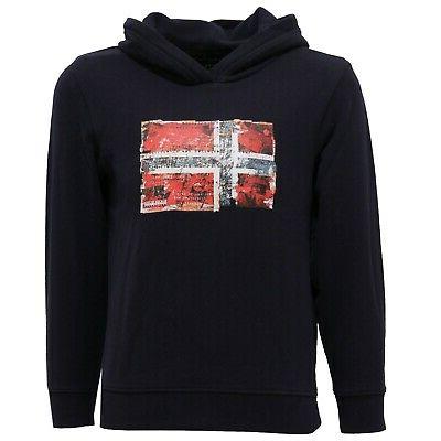 2561ab felpa bimbo boy blue cotton hoodie