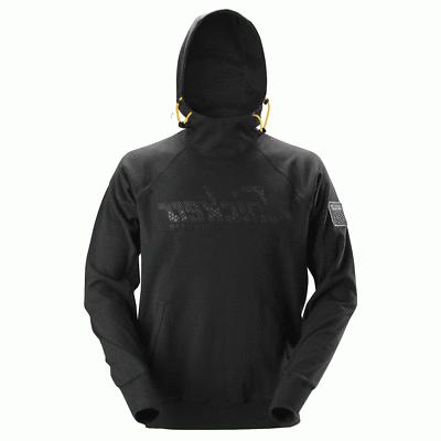 2881 felpa con logo blu scuro melange