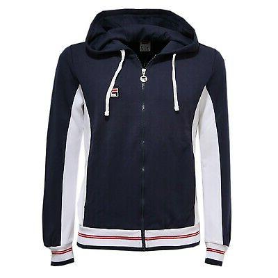 3376j felpa uomo tennis blue white red