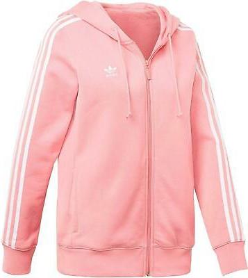 3str zip hoodie giacchetto donna rosa dn8150