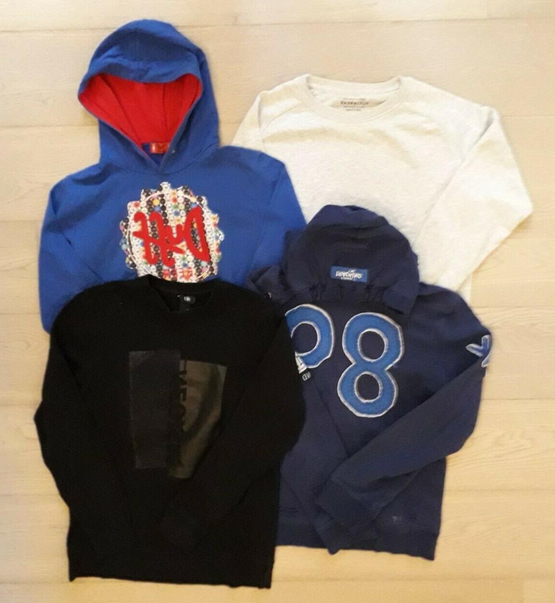 4 maglie felpe bambino usate 12 13