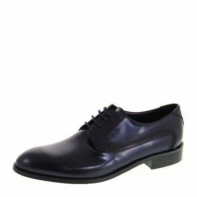 5843 uomo elegante scarpe pelle blu made