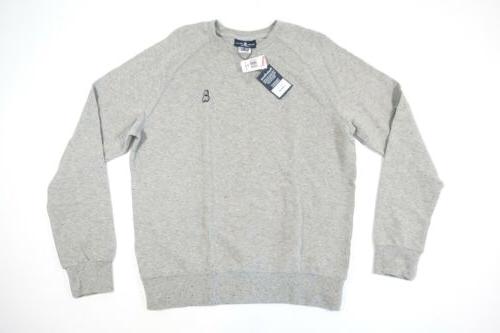 6 grande v stitch collo girocollo grigio